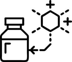 Vaccine Covid 19 coronavirus vaccination vaccine bottle covid19 immunization treatment glowing blue Low polygon particle triangle style design Wireframe light connection structure vector