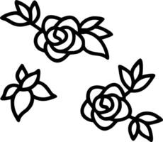 Tropical rose seamless tile pattern with vibrant pink roses and tropical leaves on to white background ideal for sunny kitchens Set 4 vector