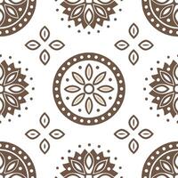 Traditional symbols seamless pattern with tribal designs and earthy tones for to grounded cultural aesthetic Set 3 vector