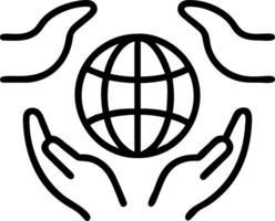 Top view image of hands embracing to handmade globe symbolizing collective protection of the planet on World Earth Day featuring green energy ESG renewable and sustainable resources Set 3 vector