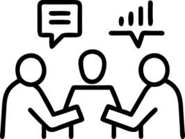 Three experienced stock traders consulting documents arguing about data in stock exchange firm displays infographics numbers vector