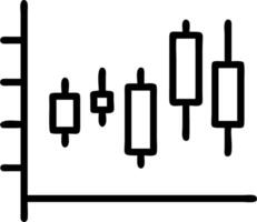 The investment chart stock market business candle chart blue background bullish trend chart investment trading schedule stock market EPS 10 vector