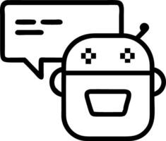 Technology tool AI supporting chatbot image generation code writing data analysis with smart robot AI on website or software vector
