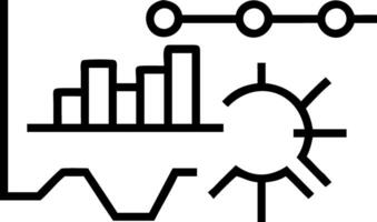 technical financial graph on technology abstract background vector