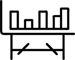 Table bar graph stock exchange market indices animation abstract animated 4k background vector