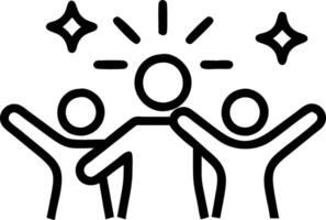 Teamwork togetherness collaboration business teamwork concept emphasizing unity and collective effort in to professional setting vector