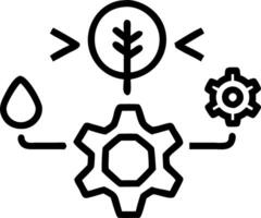 sustainability icon concept environment green energy recycling conservation resources cogs gear wheel mechanisms wireframe low polygonal blue mesh dots lines shapes Set 4 vector