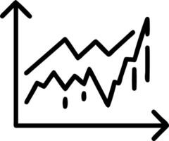 Stock market tickers with digital animation showing evolution of prices in 4K normal financial chart of stock exchange data vector