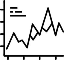 Stock market graph or forex trading chart for business and financial concepts reports and investment on grey background illustration Set 3 vector