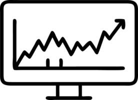 Stock market financial statistics displayed on screen including share pricing and online trading data representing real time financial information Set 5 vector