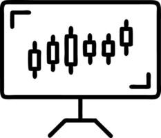 Stock exchange board display with financial market index charts and graphs Stock market ticker screen with green and red numbers of share volume price traded change directi vector