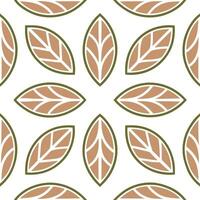 Springs leaves seamless pattern with soft gradients and green tones for fresh natural designs vector