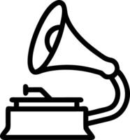 Spinning record player with vintage vinyl turntable player and vinyl record representing music retro style and audio equipment in to nostalgic setting vector