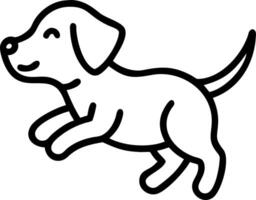Slow motion of to cute puppy playing in the park capturing joyful and playful moments vector
