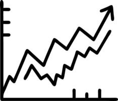 Seamlessly looped animated stock market financial graph with green uptrend line for trading and investment Set 2 vector