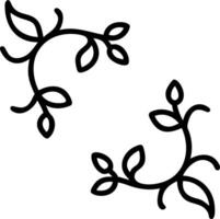 Scandinavian vine seamless tile pattern with minimalistic vines and neutral tones ideal for clean airy spaces Set 12 vector