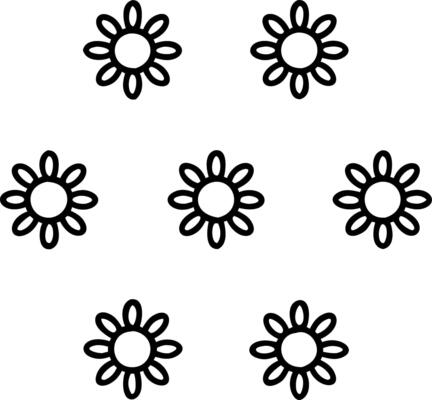 Scandinavian sunflower seamless tile pattern with minimalistic sunflowers and neutral tones ideal for clean airy spaces Set 4