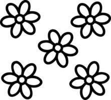 Scandinavian daisy seamless tile pattern with minimalistic daisies and neutral tones ideal for clean airy spaces Set 3 vector
