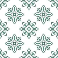 Scandinavian folk patterns and motifs seamless tile pattern with cool tones and traditional designs for minimalist decor vector