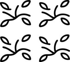 Rustic leaf repeat seamless tile pattern featuring hand drawn leaves and earthy tones ideal for farmhouse kitchens vector