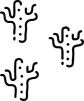 Rustic cactus seamless tile pattern with dried cactus motifs and earthy green tones ideal for country style kitchens Set 5 vector
