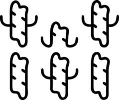 Rustic cactus seamless tile pattern with dried cactus motifs and earthy green tones ideal for country style kitchens Set 6 vector