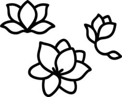 Romantic magnolia seamless tile pattern with delicate magnolias and soft pastel hues perfect for cozy bedrooms Set 2 vector
