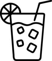 Refreshing lavender drink with lemon slice and ice cubes in watercolor perfect for beverage promotions and summer drink designs Set 3 vector