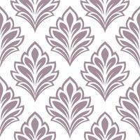 Retro damask seamless pattern with muted tones for classic home decor vector