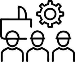 Professional engineer team full skill quality working to maintenance and training with industry factory worker Warehouse workshop for factory operators and mechanical engineering t vector