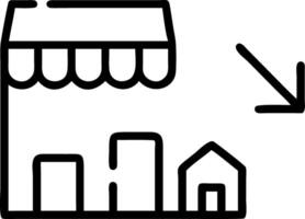 Photorealistic image of main street with abandoned stores highlighting small business crisis in town and impact of economic recession on entrepreneurship Set 2 vector