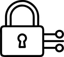 Padlock icon triggers cybersecurity safeguarding internet transactions protecting system from hacker intercept fosters brand reliability ensures privacy data remains intact concept vector