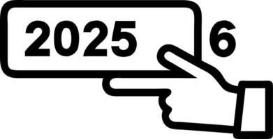 new years start up start new business new life planning opportunity challenge business strategy new year 2026 businessman touching status bar change 2026 to 2026 Set 3 vector