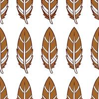 Native American symbols and feathers seamless tile pattern with earthy tones and cultural motifs for authentic decor vector