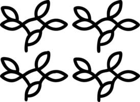 Monochrome botanical seamless tile pattern with black and white plant elements for timeless and versatile design Edition vector