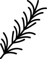 Modern herb seamless tile pattern with sleek rosemary branches and monochrome palette ideal for contemporary kitchens Set 2 vector