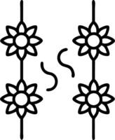 Modern botanical seamless tile pattern with abstract flower forms and bold color contrasts for statement walls Edition vector