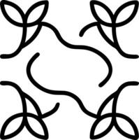 Modern abstract wildflowers seamless tile pattern with bold floral lines and vibrant colors for contemporary artistic spaces Set 6 vector