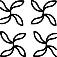 Modern abstract wildflowers seamless tile pattern with bold floral lines and vibrant colors for contemporary artistic spaces Set 4 vector