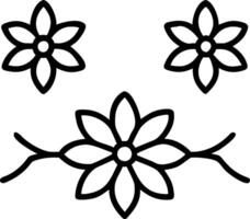 Modern abstract garden flowers seamless tile pattern with bold floral lines and vibrant colors for contemporary artistic spaces vector