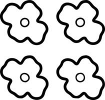Minimalist poppy seamless tile pattern with simple red blooms and soft grey accents ideal for modern kitchens Edition vector