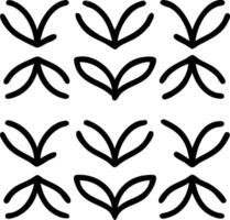 Minimalist palm leaf seamless tile pattern with simple green silhouettes and soft grey accents ideal for modern kitchens Edition vector