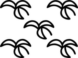 Minimalist palm leaf seamless tile pattern with simple green silhouettes and soft grey accents ideal for modern kitchens Set 3 vector