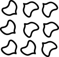 Minimalist magnolia seamless tile pattern with simple white petals and soft grey accents ideal for modern kitchens Set 4 vector