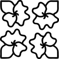 Minimalist hibiscus seamless tile pattern with simple white petals and soft grey accents ideal for modern kitchens vector