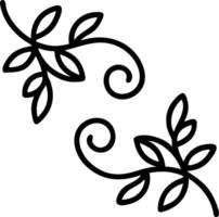 Minimalist fern seamless tile pattern with simple fern silhouettes on to white background perfect for modern bathrooms Set 3 vector