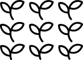 Minimalist eucalyptus seamless tile pattern with simple green stems and soft white accents ideal for modern kitchens Set 5 vector