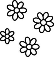 Minimalist daisy seamless tile pattern with simple white daisies and soft grey accents ideal for modern kitchens Set 3 vector
