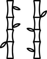 Minimalist bamboo leaves seamless tile pattern with simple green stalks and soft grey accents ideal for modern kitchens Set 7 vector