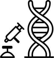 Microscope image of modified DNA strands displayed on advanced digital equipment within to biotech lab showcasing genetic research and scientific innovation Set 2 vector